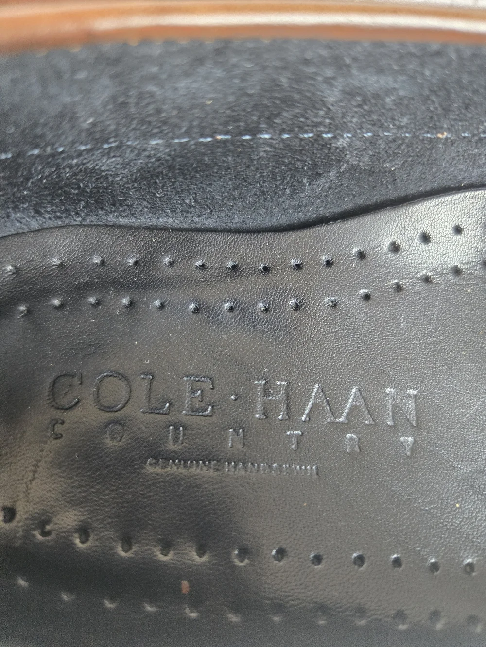 Cole Haan Brown Leather Tassel Slip-On Loafers